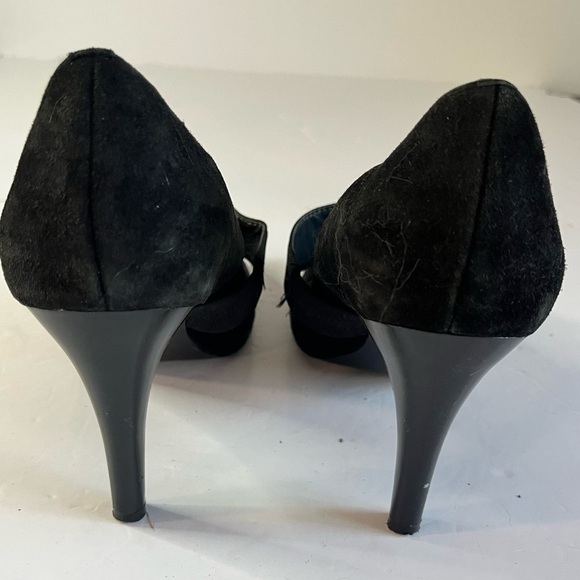 Tahari Women’s Black Suede Mary Jane Heels | Style: Eva | Size 8.5M - Picture 5 of 14